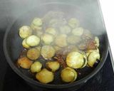 なすと豚肉の鍋しぎ作り方5写真
