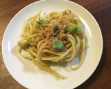 アボガドの和風クリームパスタ作り方4写真