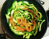 旬の野菜でゴーヤ味噌作り方4写真