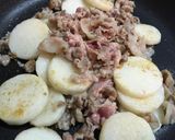 豚肉と長芋のにんにく醤油炒め＊作り方5写真