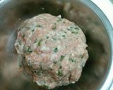 ☆バジル風味のアスパラ豚つくね☆作り方2写真