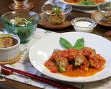 ピーマンの肉詰め・フレッシュトマトソース作り方6写真
