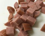ゴーヤと粒コーンの麺つゆ炒め作り方2写真