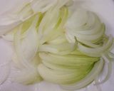 ダイエット！しめじと玉ねぎのたらこパスタ作り方2写真