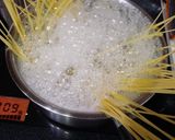 ダイエット！しめじと玉ねぎのたらこパスタ作り方8写真