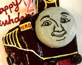 ❁機関車トーマス❁ヒロのキャラケーキ♡作り方12写真