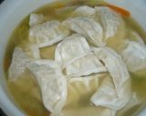 あっという間に☆簡単スープ水餃子♪作り方4写真