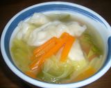 あっという間に☆簡単スープ水餃子♪作り方5写真