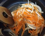 豆乳と千切り野菜deたらこクリームパスタ作り方2写真
