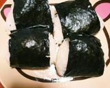 母伝授!海苔巻きおにぎり作り方4写真