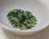 ベビの便秘対策☆ほうれん草入り離乳食作り方3写真