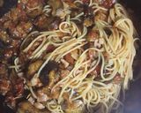 なすとベーコンのトマトパスタ作り方7写真