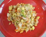 ♥さつま芋チャーハン♥作り方8写真