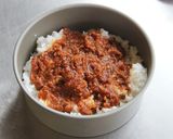 簡単！肉味噌でドリア作り方2写真