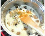 チキンソテー キノコのクリームソースかけ作り方5写真