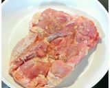 チキンソテー キノコのクリームソースかけ作り方7写真