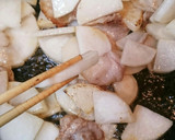 豚バラ大根とナスと絹揚げの炒め煮作り方1写真