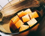 簡単 ♡ 絹揚げ豆腐のなめ茸あんかけ作り方2写真
