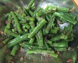 インゲンのおかか醤油和えを綺麗に作るコツ作り方2写真