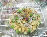 旦那絶賛❕しらす枝豆ゆず胡椒ポン酢パスタ作り方8写真