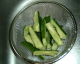 たたききゅうりとちくわのしょうが和え作り方1写真