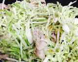 豚こまもやし・キャベツのカレー炒め作り方1写真