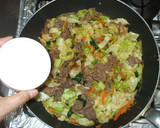 牛肉とキャベツとキムチの素の簡単野菜炒め作り方10写真