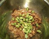 夏の最後に 鯖味噌と枝豆の混ぜうどん作り方2写真