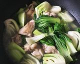 ご飯が進む^o^チンゲン菜と鶏肉の炒め煮作り方9写真