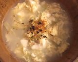 ミョウガと豆腐のトロたまスープ作り方3写真