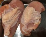 鶏むね肉のはちみつマスタードソース☆作り方1写真