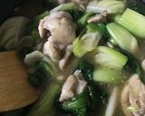 ご飯が進む^o^チンゲン菜と鶏肉の炒め煮作り方12写真