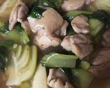 ご飯が進む^o^チンゲン菜と鶏肉の炒め煮作り方13写真