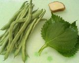 お弁当にも!いんげんと青しそのおつまみ作り方1写真