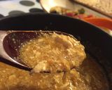 ピリ辛すっぱいミョウガ豆腐トロりスープ作り方3写真