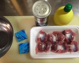 小料理屋の一品！ずりのクリームチーズ和え作り方1写真