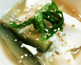 茄子とみょうがの冷え冷え味噌冷汁作り方4写真