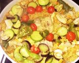 鶏肉と夏野菜のパエリア 簡単！作り方9写真