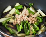 ツナ缶だけで♪ナスとピーマンの炒め煮作り方9写真