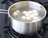 お月見スイーツ 白玉のせ濃厚抹茶プリン作り方7写真