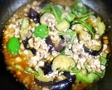 ワラサで麻婆茄子もどき！作り方5写真