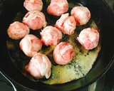 豚こまボールと揚げ茄子の梅おろし煮作り方12写真