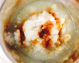豚こまボールと揚げ茄子の梅おろし煮作り方14写真