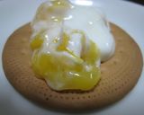 トゥルン♪　牛乳＋ドライマンゴー漬け作り方3写真