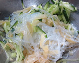 くらげとキュウリの中華風酢の物作り方3写真