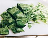 夏バテに最適 ☆ 小松菜と焼豚の炒め物作り方2写真