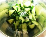 胡瓜のゴマ和え　ほんのりにんにくで美味♪作り方1写真