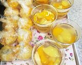 超簡単！フルーツ寒天ゼリーの茶巾絞り❤作り方6写真