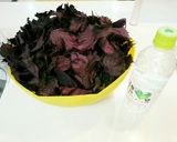 リンゴ酢で作る♪赤しそジュース作り方1写真