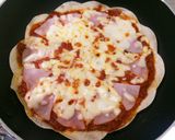 餃子の皮でなんちゃってクリスピーピザ作り方4写真